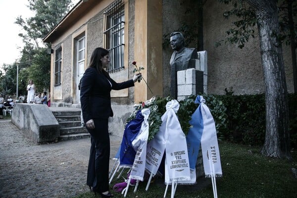 Τσίπρας και Κωνσταντοπούλου μαζί στην εκδήλωση για τα 41 χρόνια από την κατάρρευση της δικτατορίας