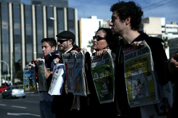 ''Je Suis Charlie'' σε Αθήνα και Θεσσαλονίκη