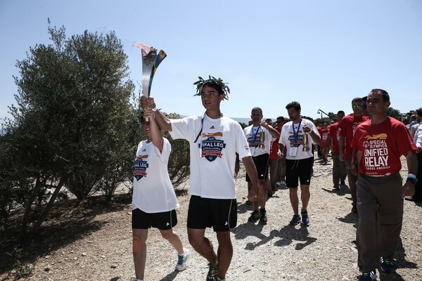 Άναψε στην Πνύκα η Φλόγα των Special Olympics 2015