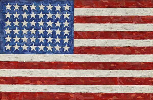 Mια “σημαία” του Jasper Johns έκανε ρεκόρ σε δημοπρασία των Sotheby’s