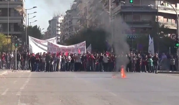 Ένταση και στη Θεσσαλονίκη