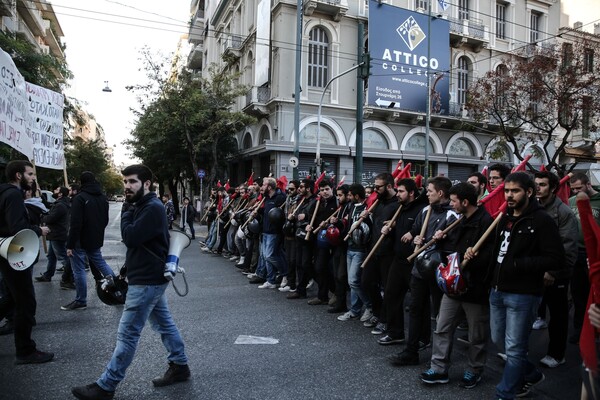 Πορεία για την επέτειο της εξέγερσης του Πολυτεχνείου, Αθήνα