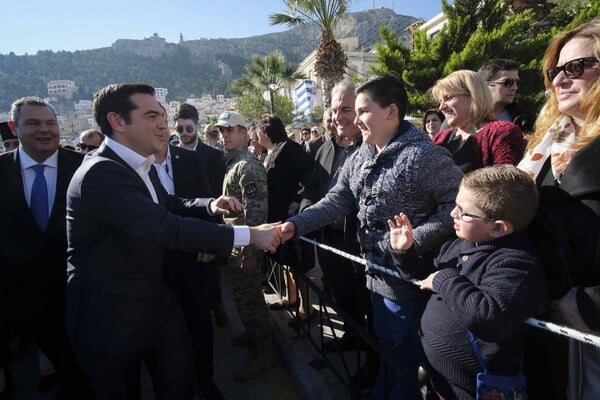 Την Ψέριμο επισκέφθηκαν Τσίπρας και Καμμένος