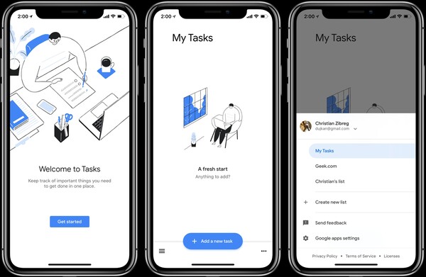 Το Google Tasks και ως αυτόνομη εφαρμογή για Android και iOS