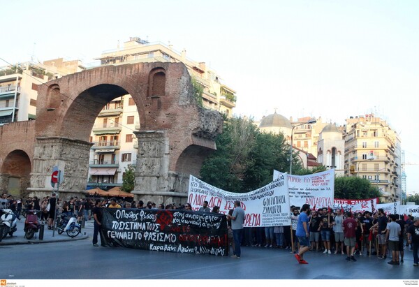 Πορεία στη μνήμη του Παύλου Φύσσα στη Θεσσαλονίκη