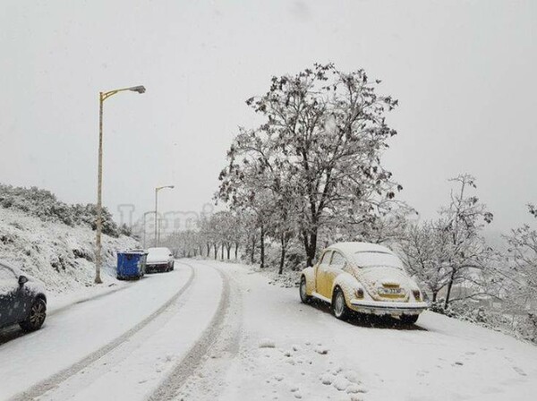 Σε λευκό κλοιό όλη η χώρα - Προβλήματα από την κακοκαιρία σε διάφορες περιοχές