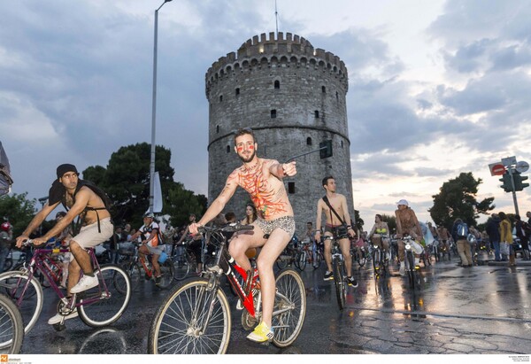 Σήμερα η Διεθνής Γυμνή Ποδηλατοδρομία της Θεσσαλονίκης