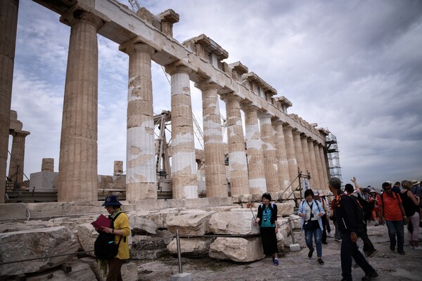 Η αποκατάσταση του Παρθενώνα - Εντυπωσιακές φωτογραφίες από τις εργασίες στην Ακρόπολη