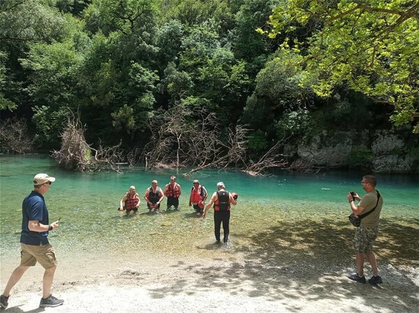 O Κώστας Καραμανλής πήγε για ράφτινγκ στον Βοϊδομάτη