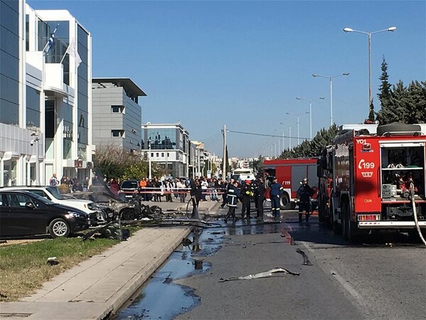 Οι πρώτες εικόνες από το σημείο της έκρηξης στη Βουλιαγμένης