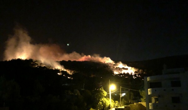 Φωτιά στη Νέα Μάκρη Αττικής - Μεγάλη κινητοποίηση της πυροσβεστικής