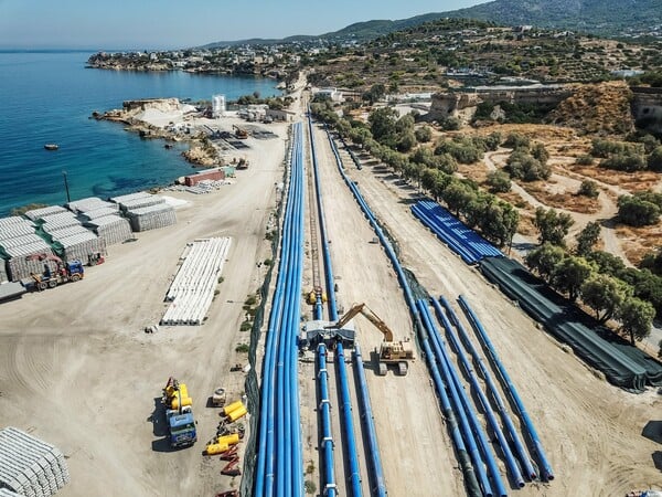 Δολιοφθορά στον αγωγό ύδρευσης της Αίγινας