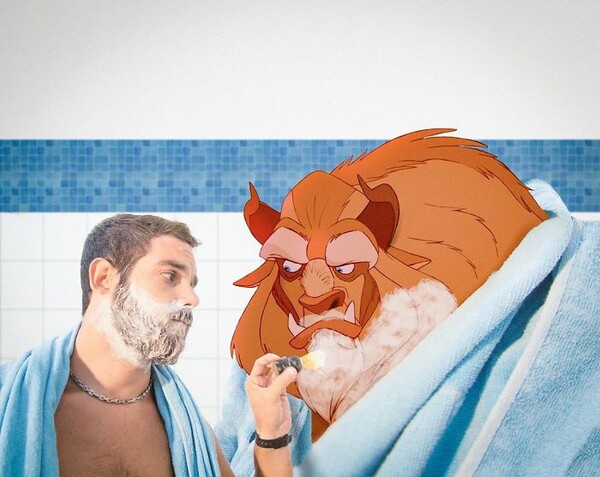 Ένας συνδυασμός Photoshop και χαρακτήρων της Disney μας μεταφέρει πίσω στα παιδικά μας χρόνια