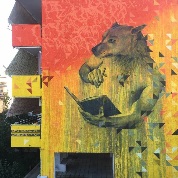 Urban Act: Εντυπωσιακή τοιχογραφία για τα αδέσποτα που «δεν έχουν φωνή», στον Βόλο