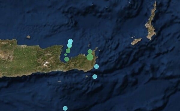 Σεισμός 4,8 Ρίχτερ στην Κρήτη