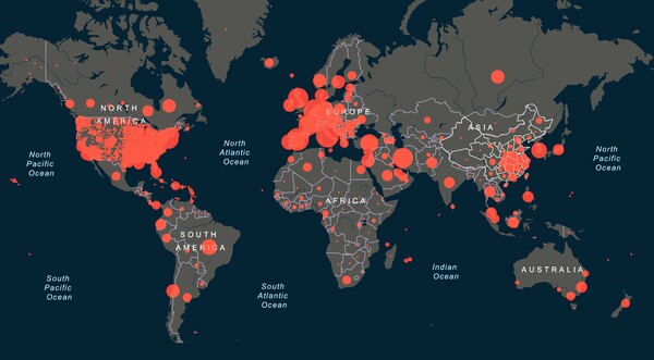 Κορωνοϊός: Η θέση της Ελλάδας στον παγκόσμιο χάρτη της πανδημίας - Κρούσματα, θάνατοι και τεστ