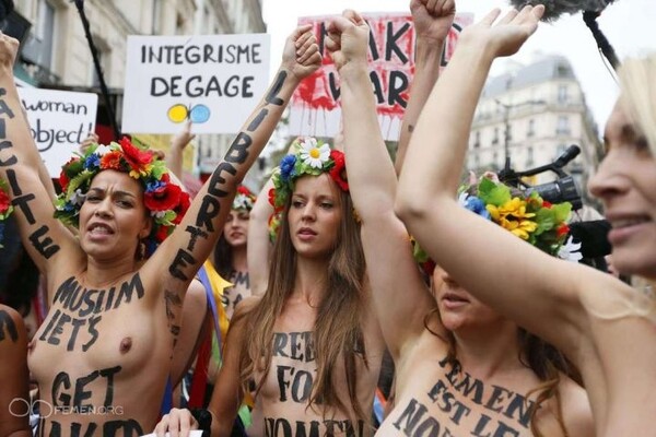 Οι γυμνές διαμαρτυρίες των FEMEN