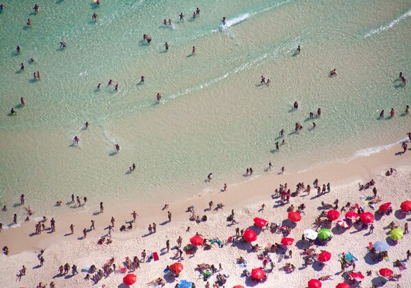 À la plage