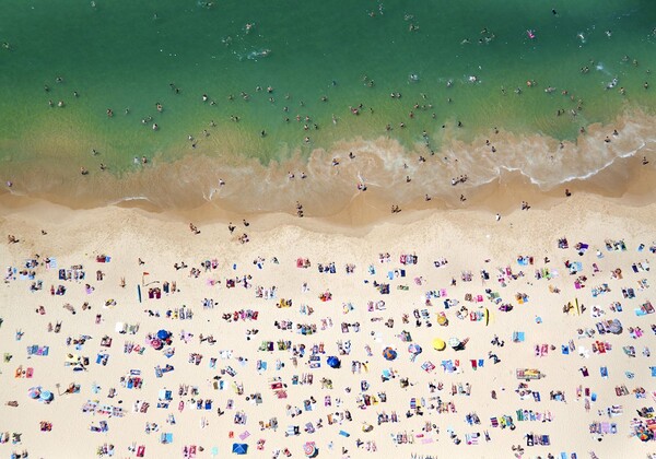 À la plage