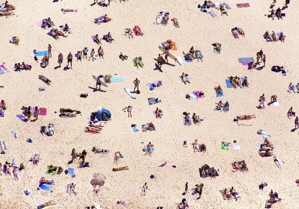 À la plage