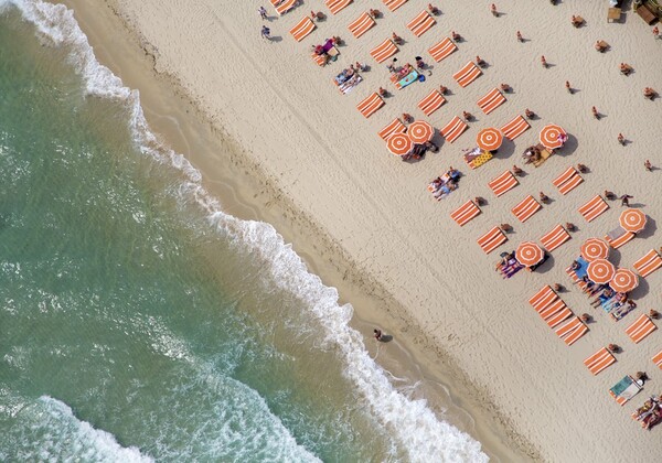 À la plage