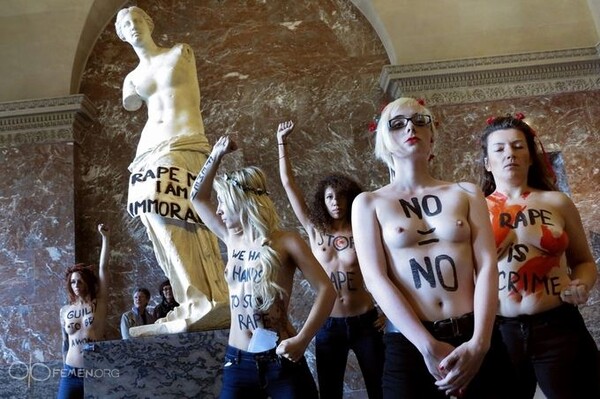 Οι γυμνές διαμαρτυρίες των FEMEN