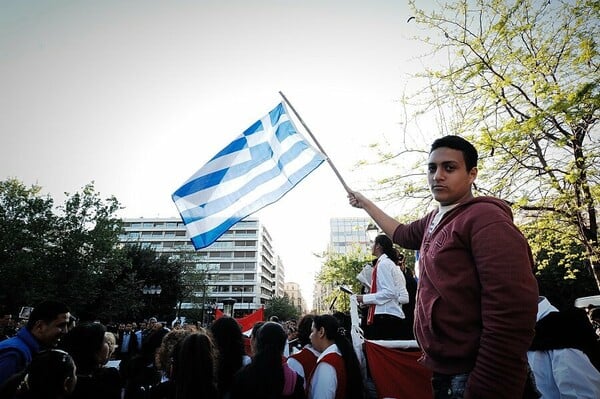 ΕΙΚΟΝΕΣ: Διαμαρτυρία Χριστιανών Κοπτών στο Σύνταγμα