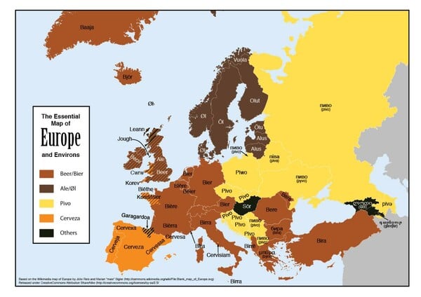 Πώς να πείτε «μπύρα» σε κάθε ευρωπαϊκή χώρα;