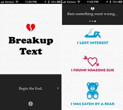 Το application της ημέρας: Breakup Text