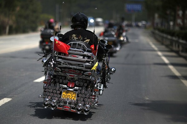 Λάτρεις της Harley Davidson στην Κίνα