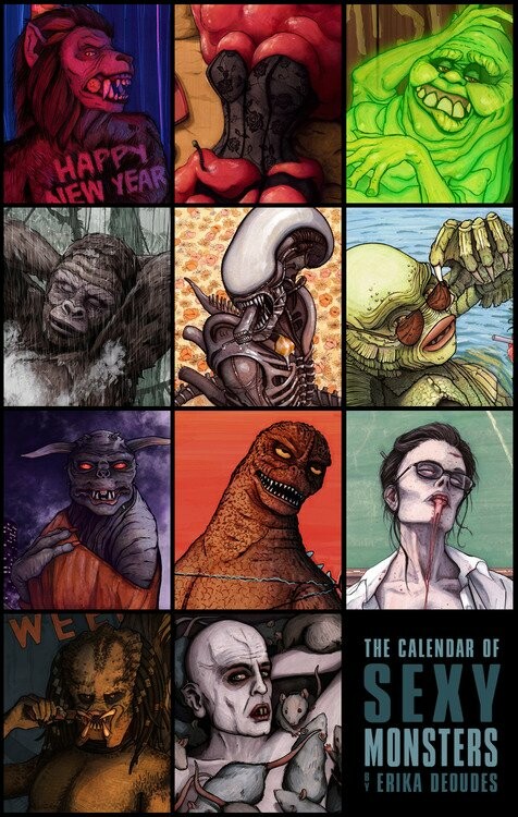 The Calendar of Sexy Monsters