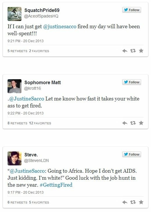 Ένα ρατσιστικό tweet μιας διευθύντριας PR και η απόλυση της στον αέρα 