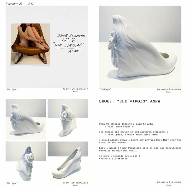  12 Shoes for 12 Lovers. Sebastian Errazuriz. 