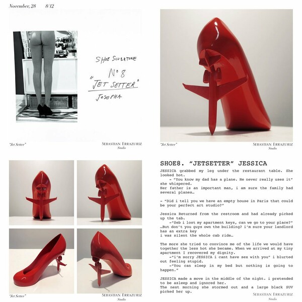  12 Shoes for 12 Lovers. Sebastian Errazuriz. 