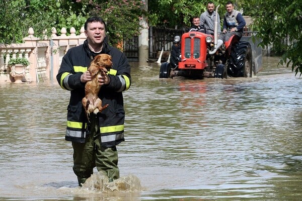 24 στιγμές πανικού και κινδύνου από τις πλημμύρες της Σερβίας