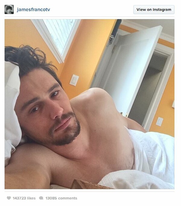 Ο James Franco δημοσίευσε ένα γυμνό selfie στο instagram 