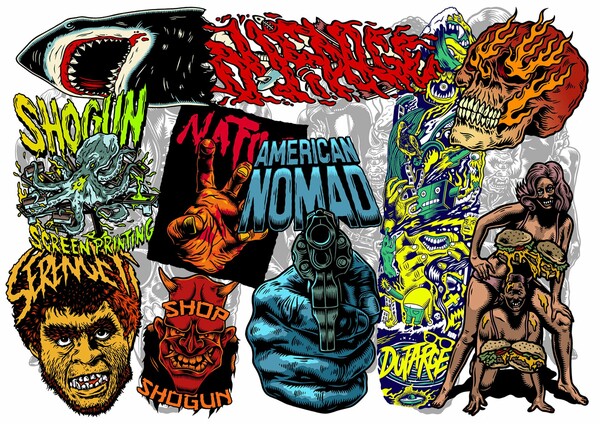 Hardcore punk, κόμικ αισθητική, και υπέροχα σχέδια