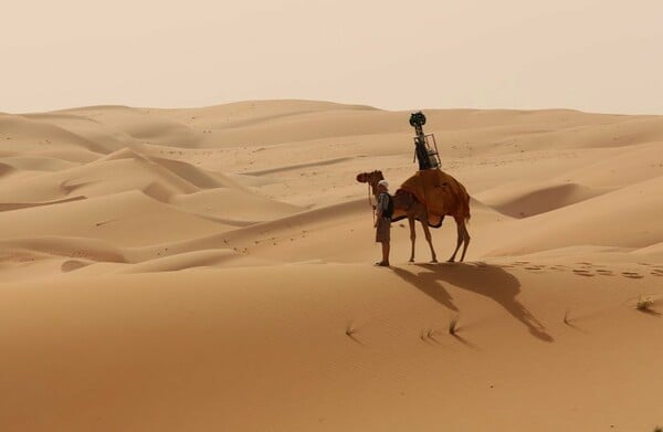 Βόλτα με καμήλα στην έρημο Liwa, με το Google Street View