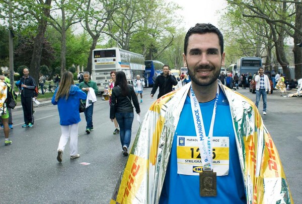 Τρέχοντας στον 9ο Διεθνή Μαραθώνιο Θεσσαλονίκης