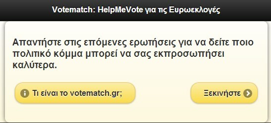 Απάντησα σ' αυτό το ερωτηματολόγιο για να δω τι πρέπει να ψηφίσω στις Ευρωεκλογές