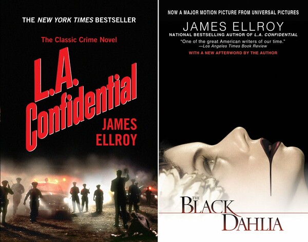 Ο συγγραφέας James Ellroy στα γραφεία της εφημερίδας Libération.