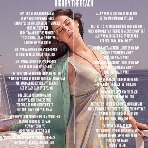 Η Lana Del Rey θέλει απλά να μαστουρώνει στην παραλία