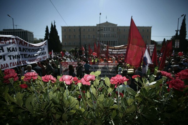 Η εργατική Πρωτομαγιά στο Σύνταγμα