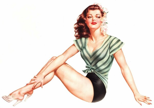 Ο ζωγράφος που καθιέρωσε τα pin up girls