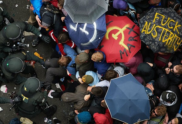 Blockupy και Destroika στην Φρανκφούρτη