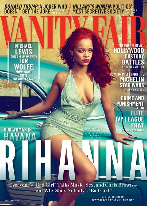 H Rihanna γυμνή στην Κούβα για το Vanity Fair