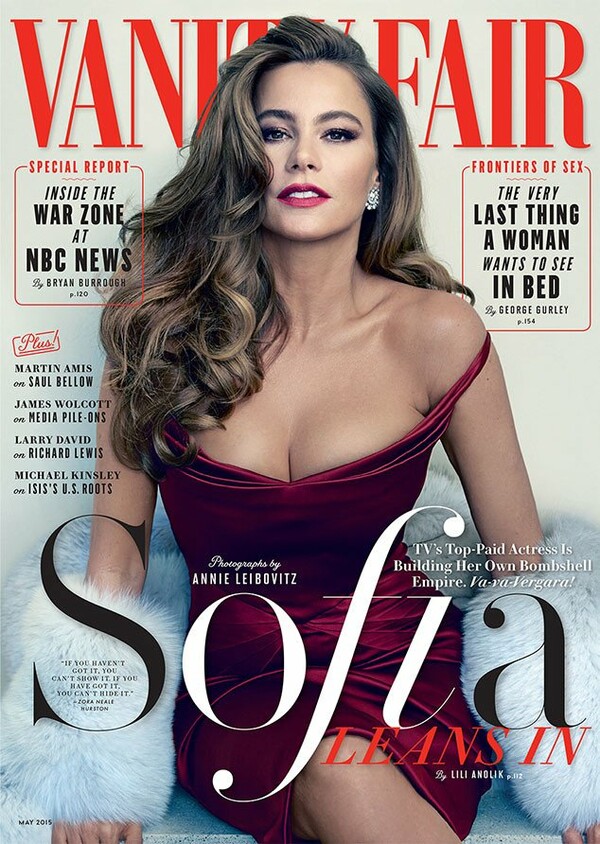 Το ντεκολτέ της Sofia Vergara γίνεται πρωτοσέλιδο στο Vanity Fair.