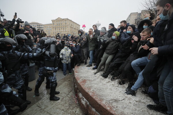 Νέες διαδηλώσεις στη Ρωσία υπέρ του Ναβάλνι - 261 άτομα υπό κράτηση