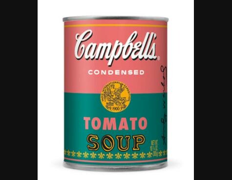 Η σούπα Campbell’s τιμά τον Andy Warhol