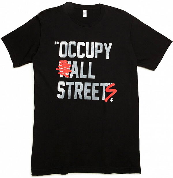 Το κίνημα Occupy Wal Street, σε t-shirt